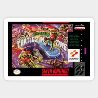 SNES TMNT Turtles In Time Sticker